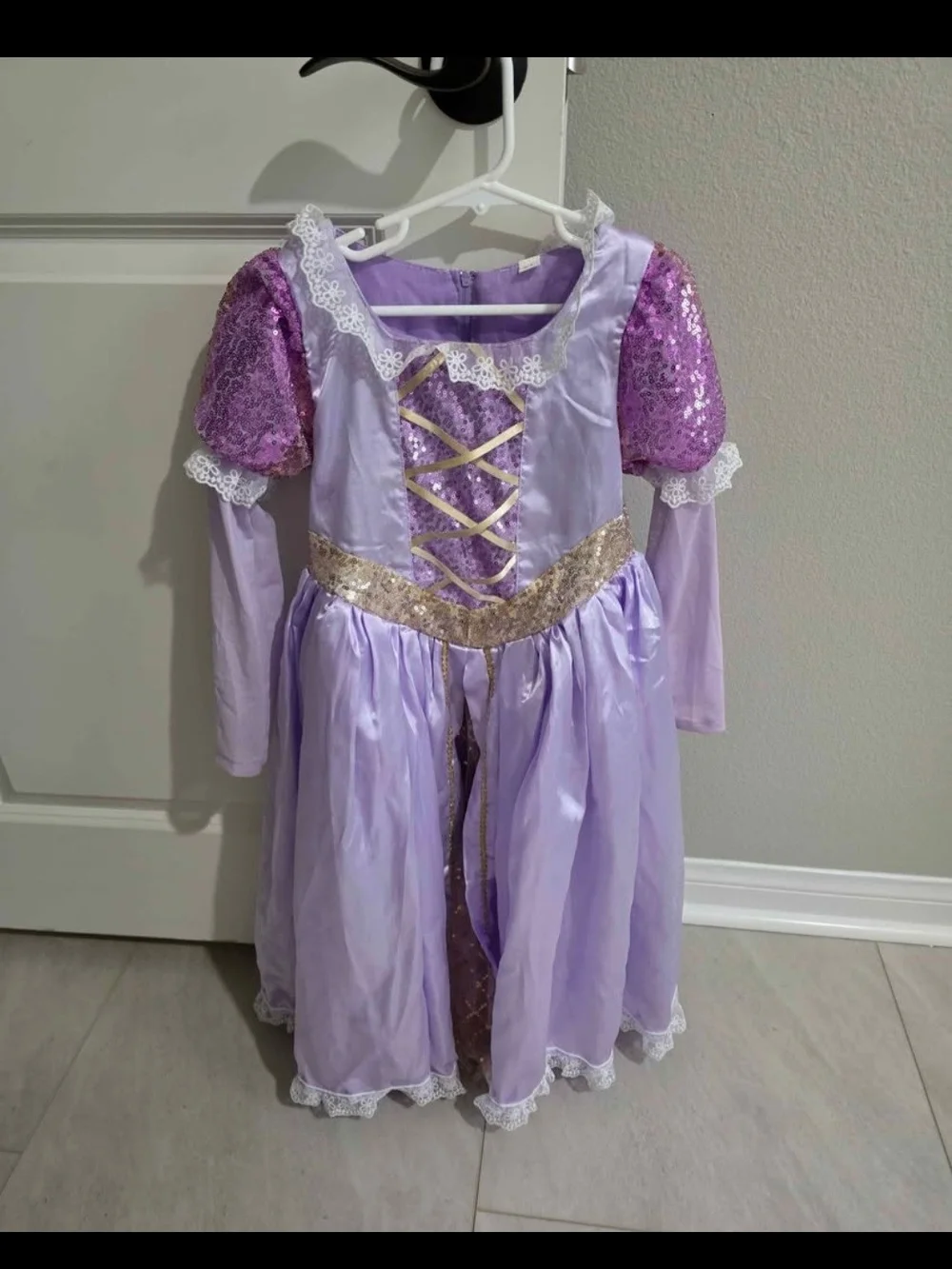 Purple Princess Sequin Dress-Up Costume